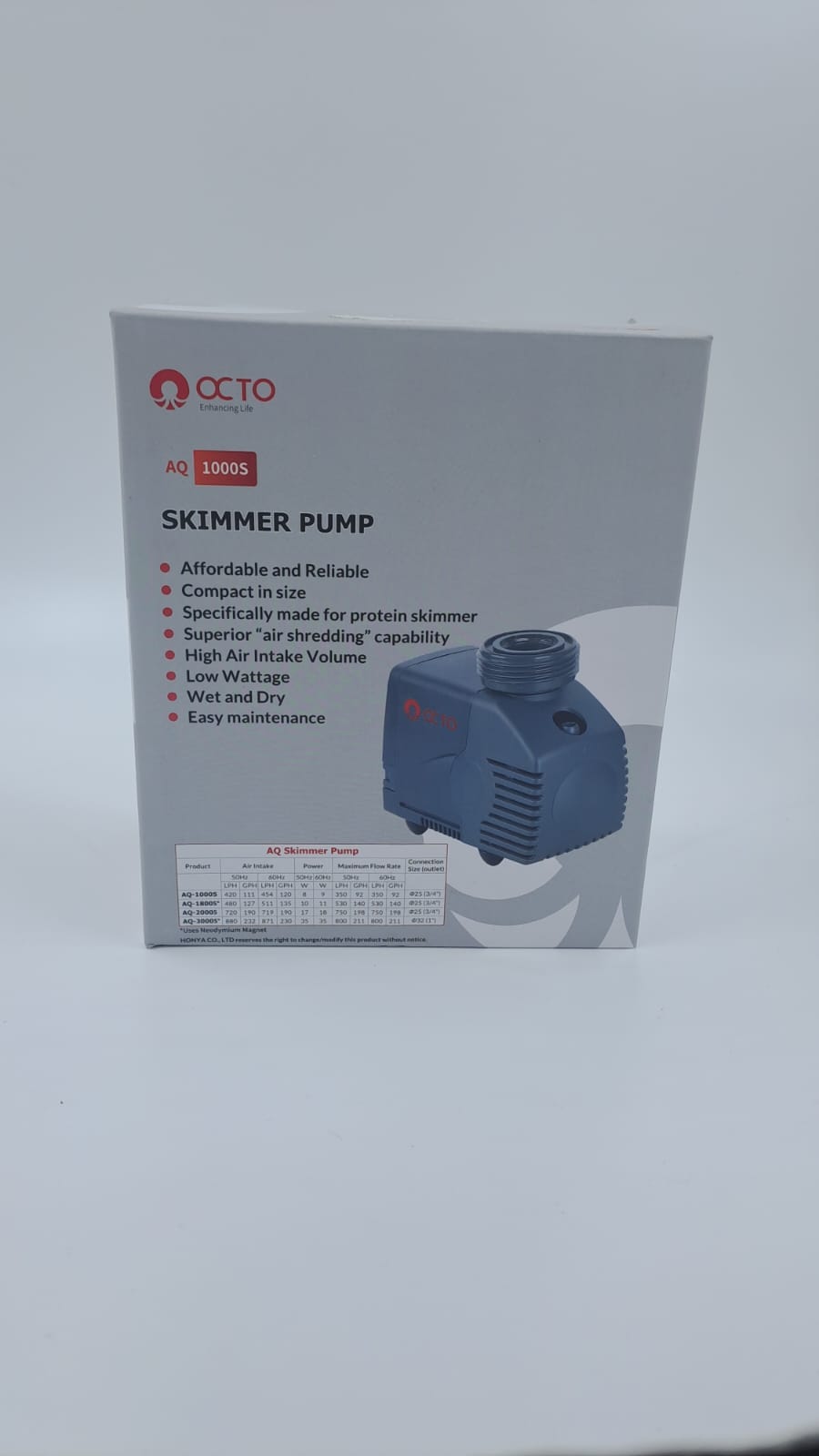WhatsApp Image 2025 07 25 at 12.31.10 PM Reef Octopus AQ-1000S Protein Skimmer Pump